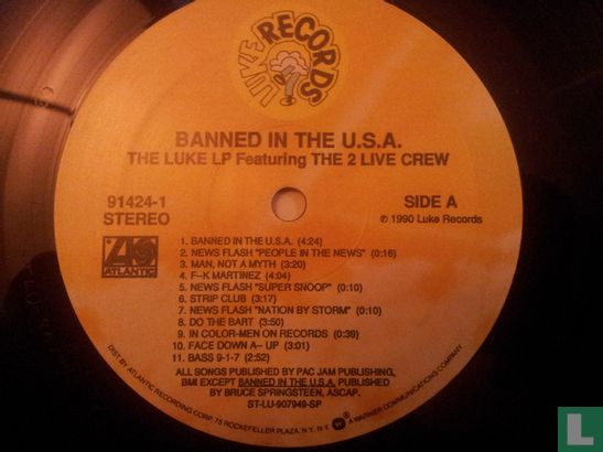 Banned In The U.S.A. - The Luke LP  - Image 3