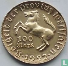 Westfalen 100 mark 1922 "Freiherr vom Stein" - Afbeelding 1