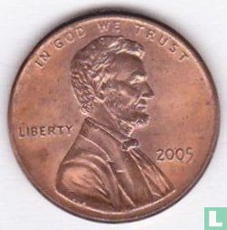 États-Unis 1 cent 2005 (sans lettre) - Image 1
