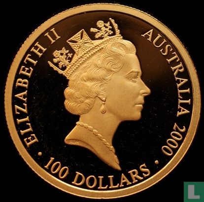 Australië 100 dollars 2000 (PROOF) "Summer Olympics in Sydney" - Afbeelding 1