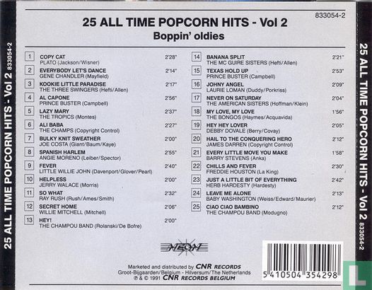 25 All Time Popcorn Hits - Vol. 2  - Afbeelding 2