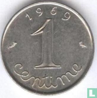 Frankrijk 1 centime 1969 (9 lange staart) - Afbeelding 1