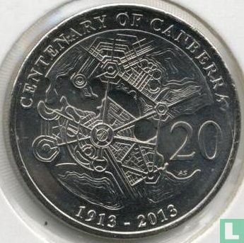 Australien 20 Cent 2013 "Centenary of Canberra" - Bild 2