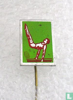 Gymnastique barres parallèles [vert-rouge]
