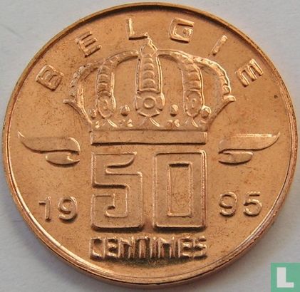 Belgium 50 centimes 1995 (NLD) - Image 1
