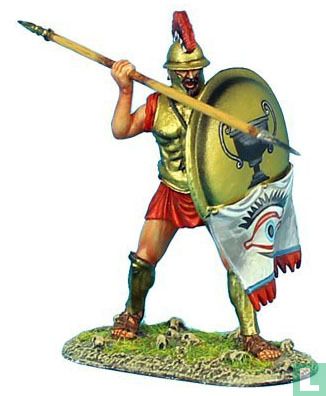 Greek Hoplite with Thracian Helmet andBrass Armor  - Image 1