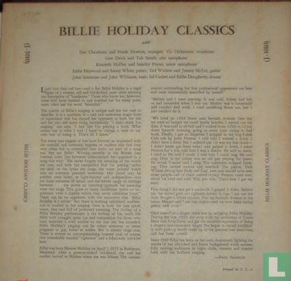 Billie Holiday Classics - Afbeelding 2