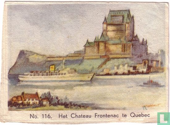 Het Chateau Frontenac te Quebec - Afbeelding 1