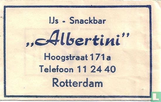IJs Snackbar "Albertini"  - Afbeelding 1