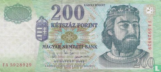 Hongarije 200 Forint  - Afbeelding 1