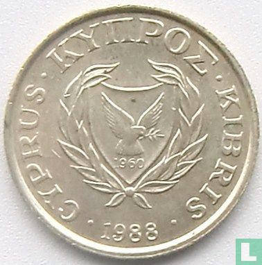 Cyprus 10 cents 1988 - Image 1