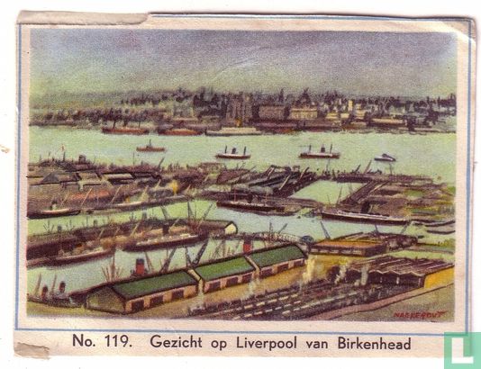 Gezicht op Liverpool van Birkenhead - Afbeelding 1