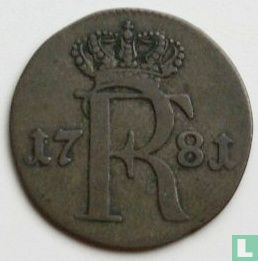 Prussia 1/24 thaler 1781 (type 1) - Image 1
