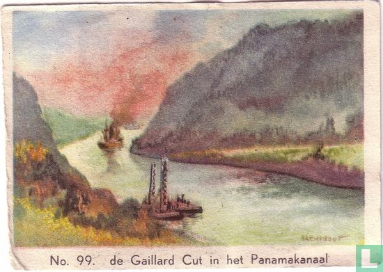 de Gaillard Cut in het Panamakanaal - Afbeelding 1