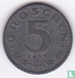 Oostenrijk 5 groschen 1951 - Afbeelding 1