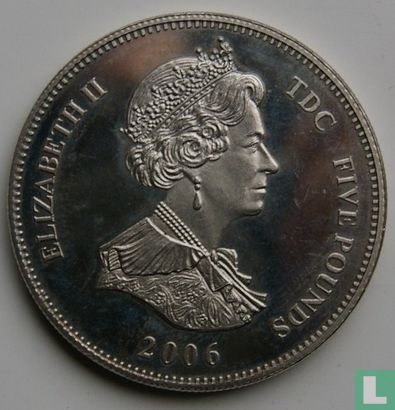 Tristan da Cunha 5 Pound 2006 "80th Birthday of Queen Elizabeth II" - Bild 1