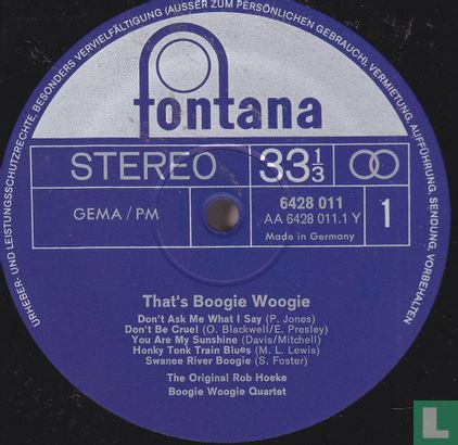 That's Boogie Woogie - Afbeelding 3