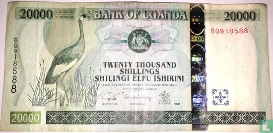 Uganda 20,000 Shillings 2005 - Image 1