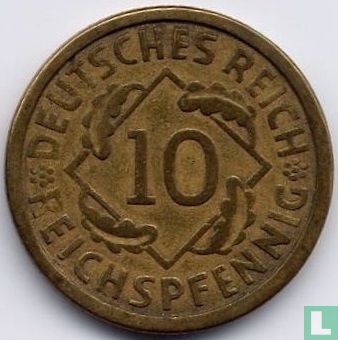 German Empire 10 reichspfennig 1926 (A) - Image 2