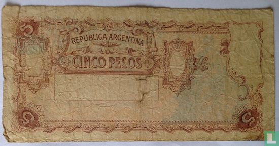 Argentinië 5 Pesos 1948 - Afbeelding 2
