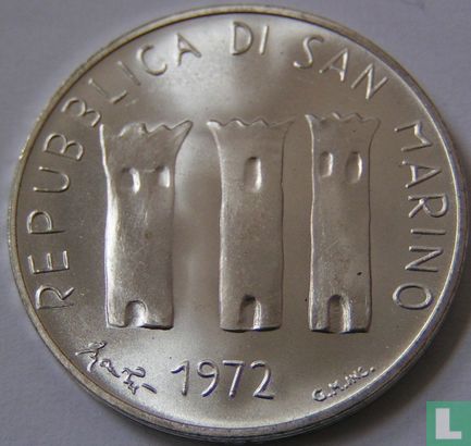 San Marino 500 Lire 1972 - Bild 1