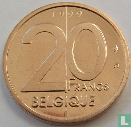 Belgium 20 francs 1999 (FRA) - Image 1
