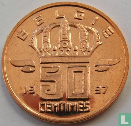 Belgium 50 centimes 1997 (NLD) - Image 1