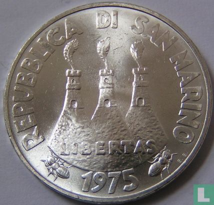 San Marino 500 Lire 1975 "Seagulls" - Bild 1