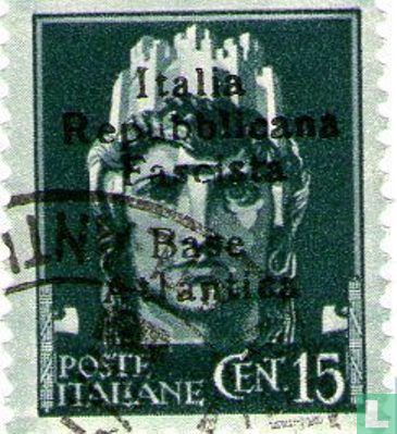 Imperiale series with overprint