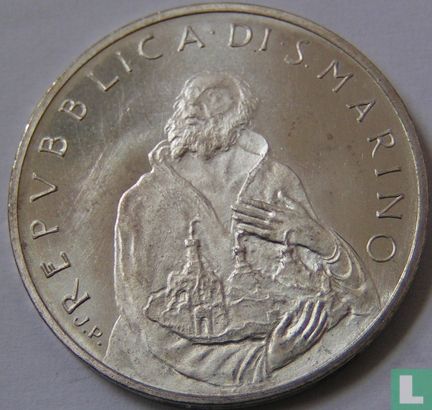 Saint-Marin 500 lire 1979 "Victory in a biga" - Image 2