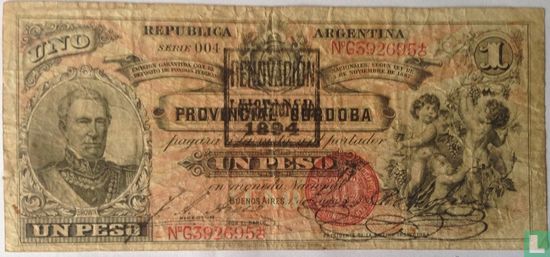 Argentinië 1 Peso 1888 - Afbeelding 1