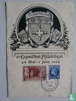 1st philatelic exhibition of Marmande