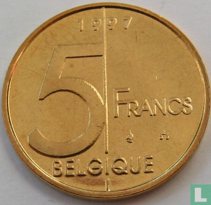 België 5 francs 1997 (FRA) - Afbeelding 1