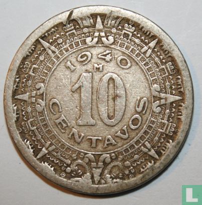 Mexico 10 centavos 1940 - Image 1