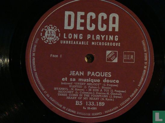 Jean Paques et sa musique douce - Afbeelding 3