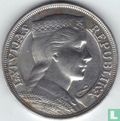 Latvia 5 lati 1932 - Image 2