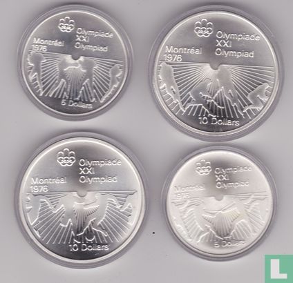 Canada mint set 1976 (PROOF - serie VI) "XXI Olympics in Montreal" - Image 3