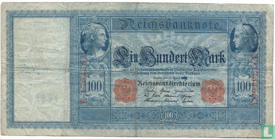 Duitsland 100 mark 1910 - Afbeelding 1