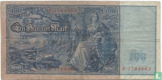 100 Mark Deutschland 1910 - Bild 2