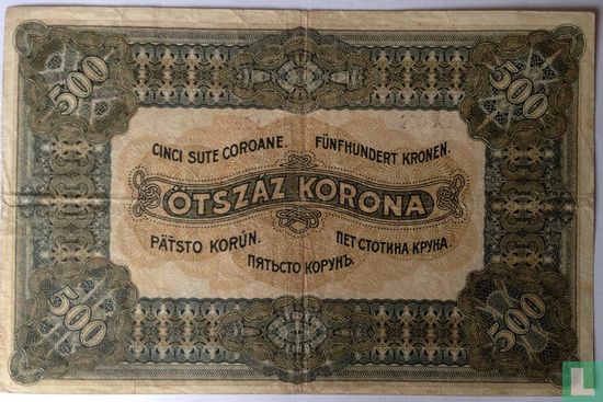 Hongrie 500 Korona 1920 - Image 2