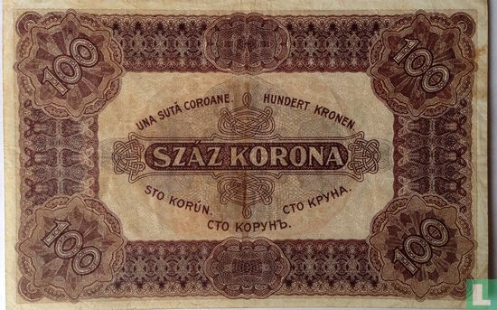 Hongarije 100 Korona 1920 - Afbeelding 2