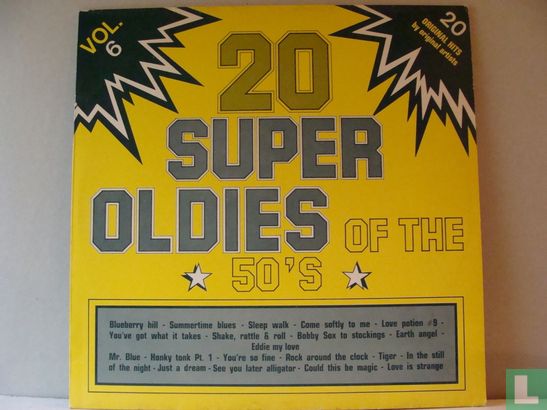 20 Super Oldies of the 50's - Vol. 6 - Afbeelding 1