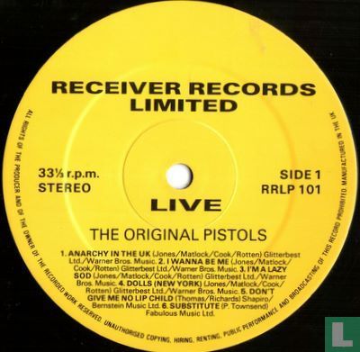 The Original Pistols Live - Image 3