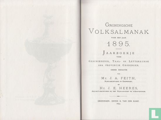 Groningsche Volksalmanak 1895 - Image 3
