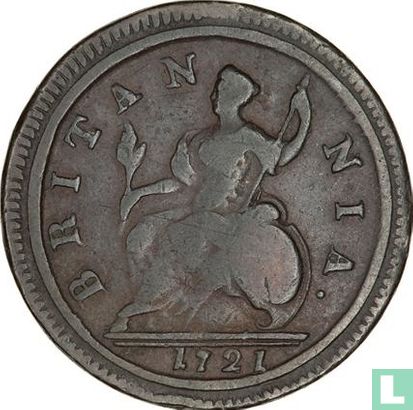 United Kingdom ½ penny 1721 - Image 1