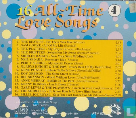 16 All-Time Love Songs 4 - Afbeelding 2
