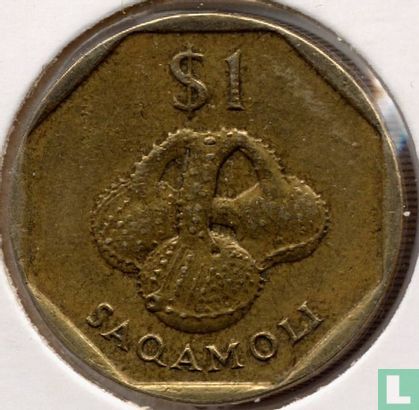 Fiji 1 dollar 1995 - Image 2