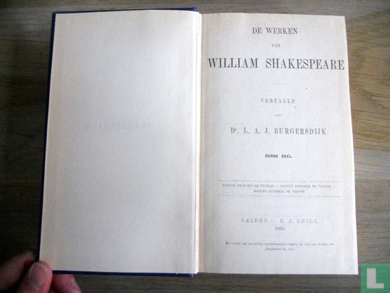 De werken van William Shakespeare 3 - Afbeelding 3