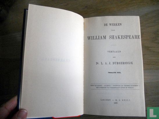 De werken van William Shakespeare deel 12 - Image 3