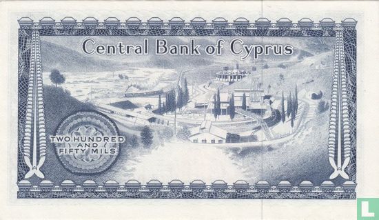 Zypern 250 Mils 1981 - Bild 2